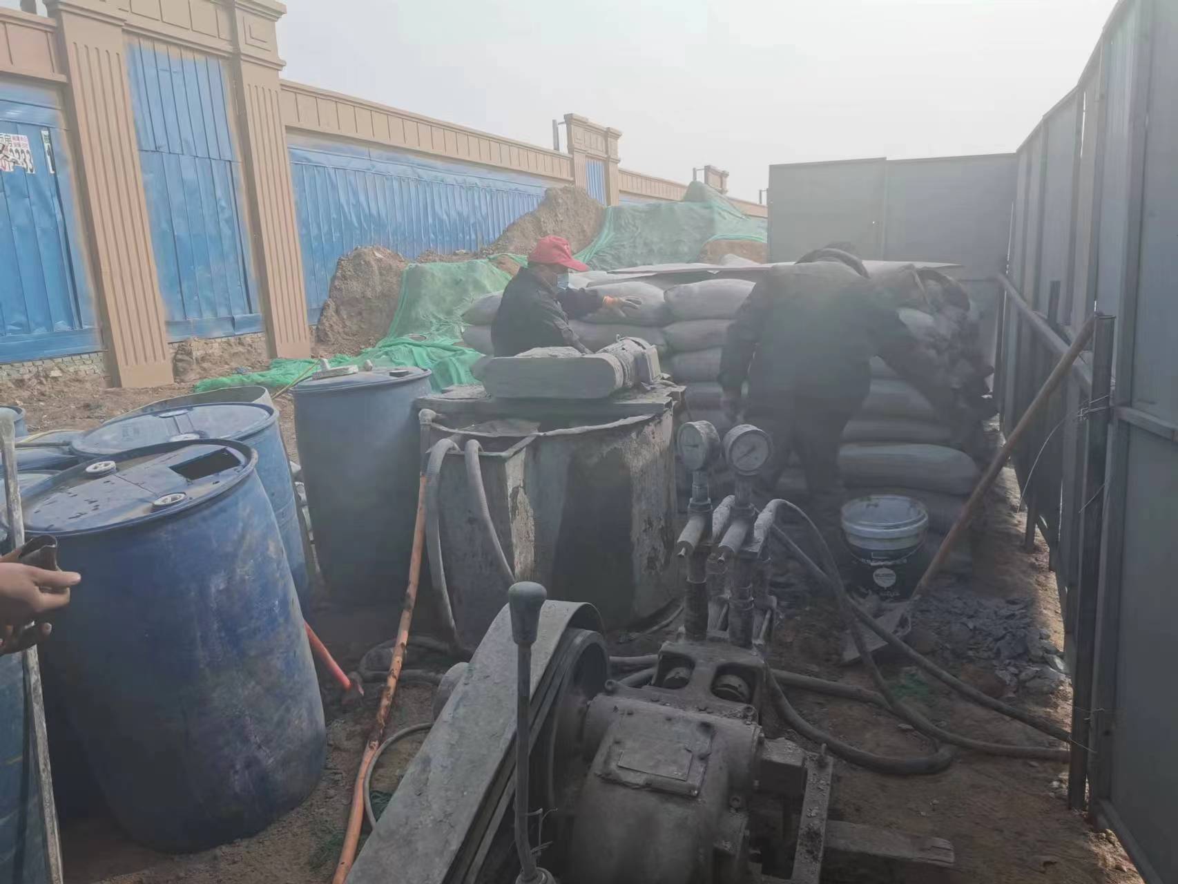 南区街道地基沉降注浆加固